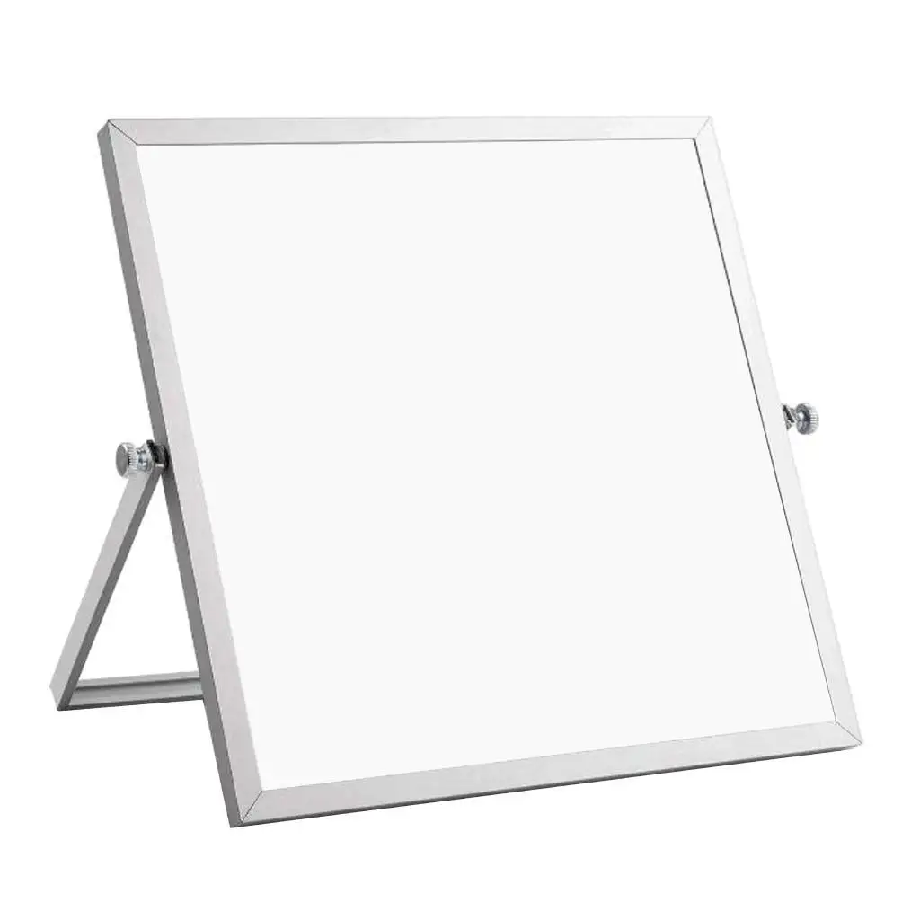 Erase White board Desktop Mini Easel Reversible For Office Home 25x35cm