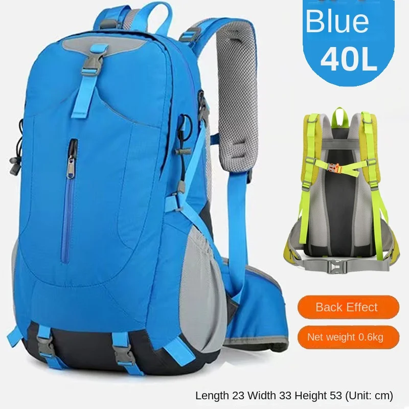 40L Waterproof travel hiking backpack fashion outdoor sports and casual all-matching and lightweight climbing luggage backpack