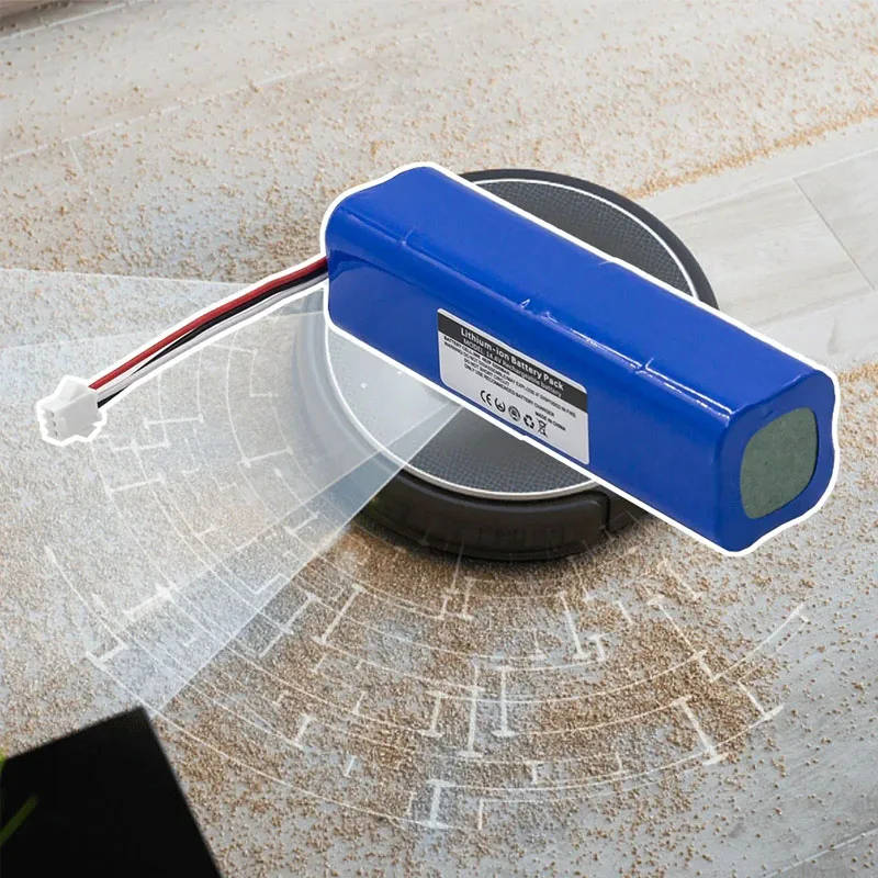 بطارية 14.4 فولت لينوفو T1 Pro T1S Pro LR1 Arnagar S8 pro Proscenic Pusanick M7MAX M8Pro XiaoMi Roidmi Eve Plus مكنسة كهربائية