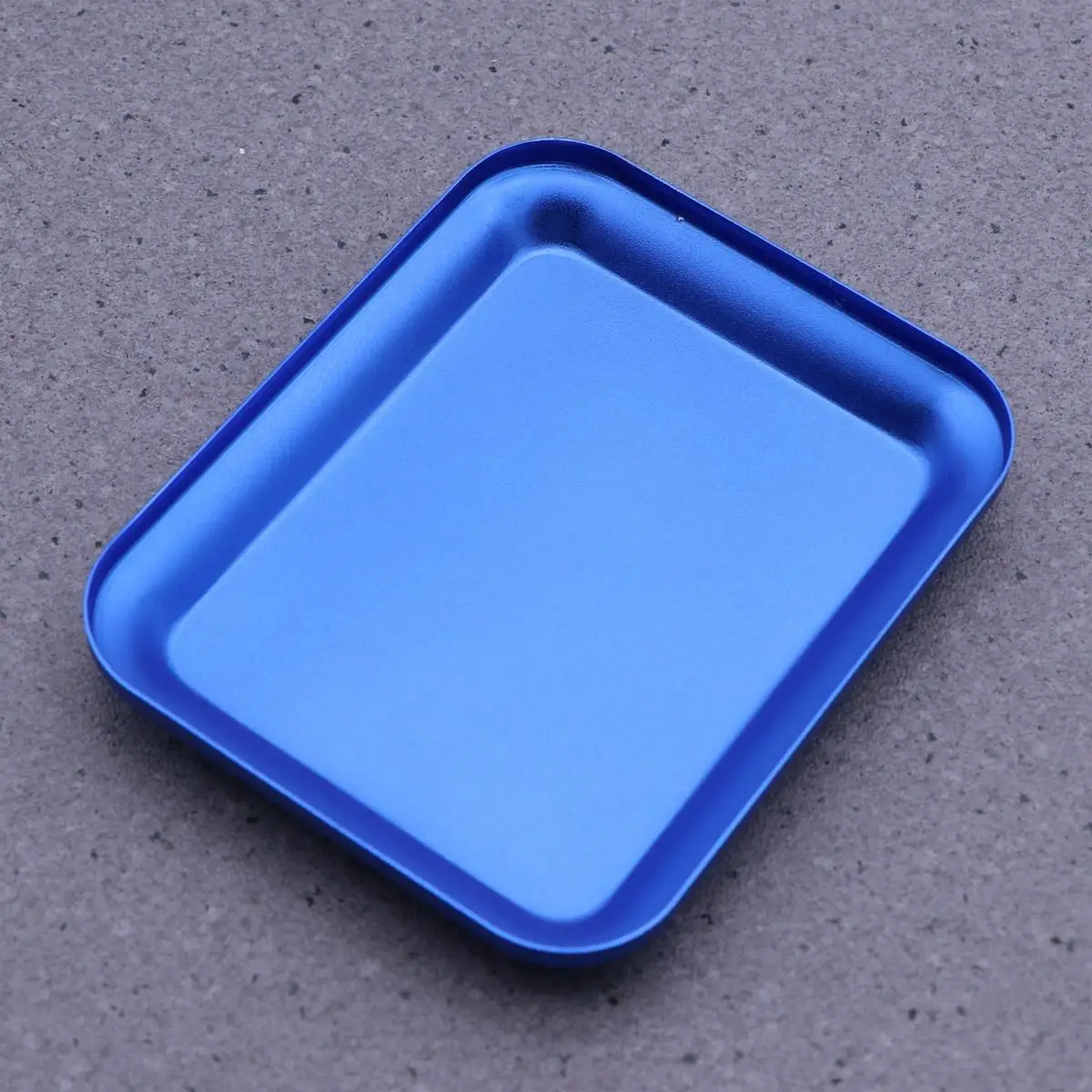 Parts Tray for Screws Bolts Socket Organizer with Strong Metal Storage Blue Color Small Tools Hardware