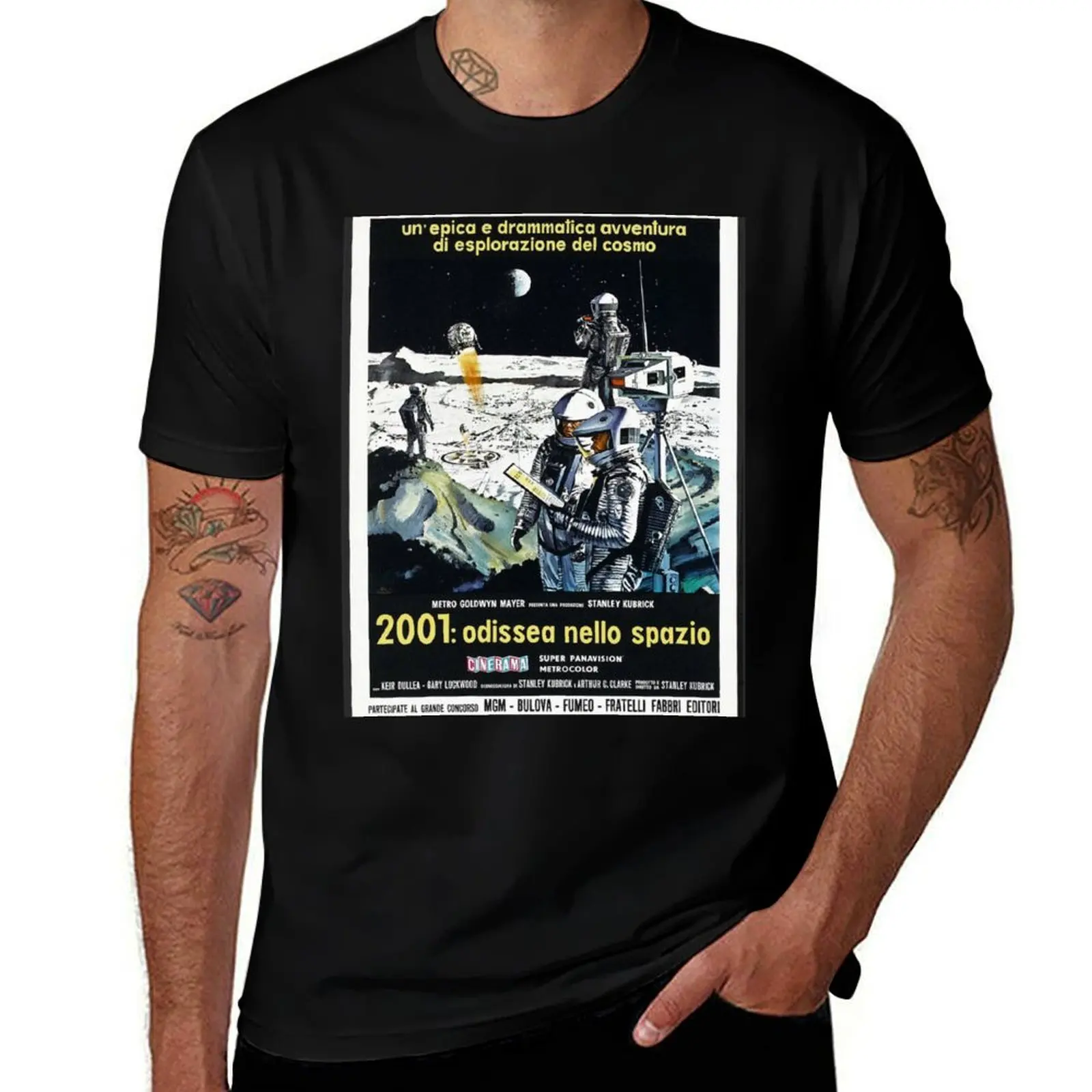 

2001 A Space Odyssey classic T-Shirt printed t shirts for man man t shirts cotton T-Shirt