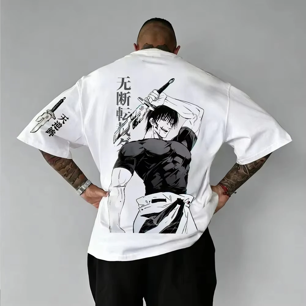 camiseta-unissex-de-algodao-puro-jujutsu-kaisen-fushiguro-toji-estampa-de-anime-verao-2026-gola-redonda-solta-manga-curta-para-familia