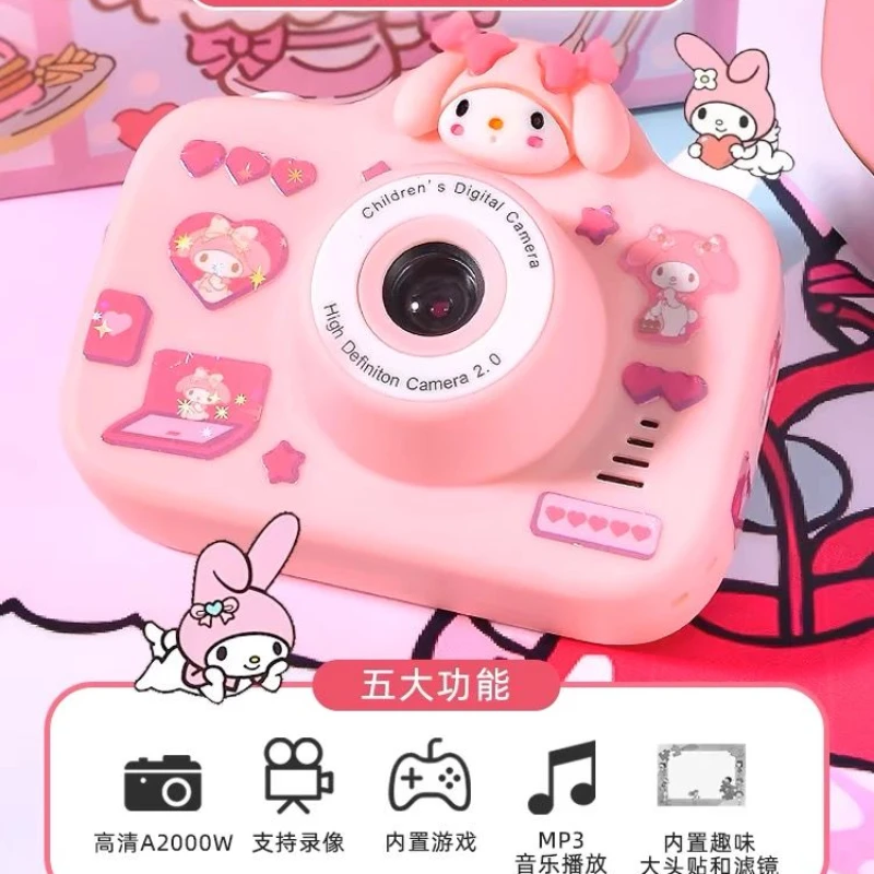 sanrio kids camera HD dual camera hello kitty fun toy portable travel photo campusbirthday gift cheap camera 즉석 카메라 anime