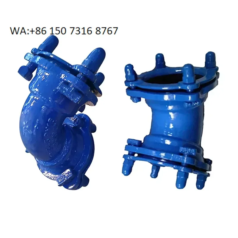 Heavy Duty ISO2531 K Ductile Iron Fittings 90 Bend Reducer Coupling Flange Tee End Plug
