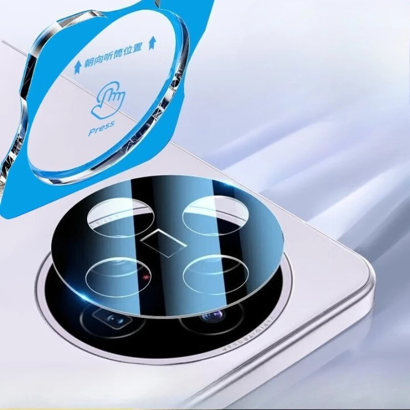 

Для Vivo X300 Pro 3D защита объектива камеры, позиционирующая крышка, задняя наклейка, стекло для VivoX300 X300Pro, защитная кольцевая пленка