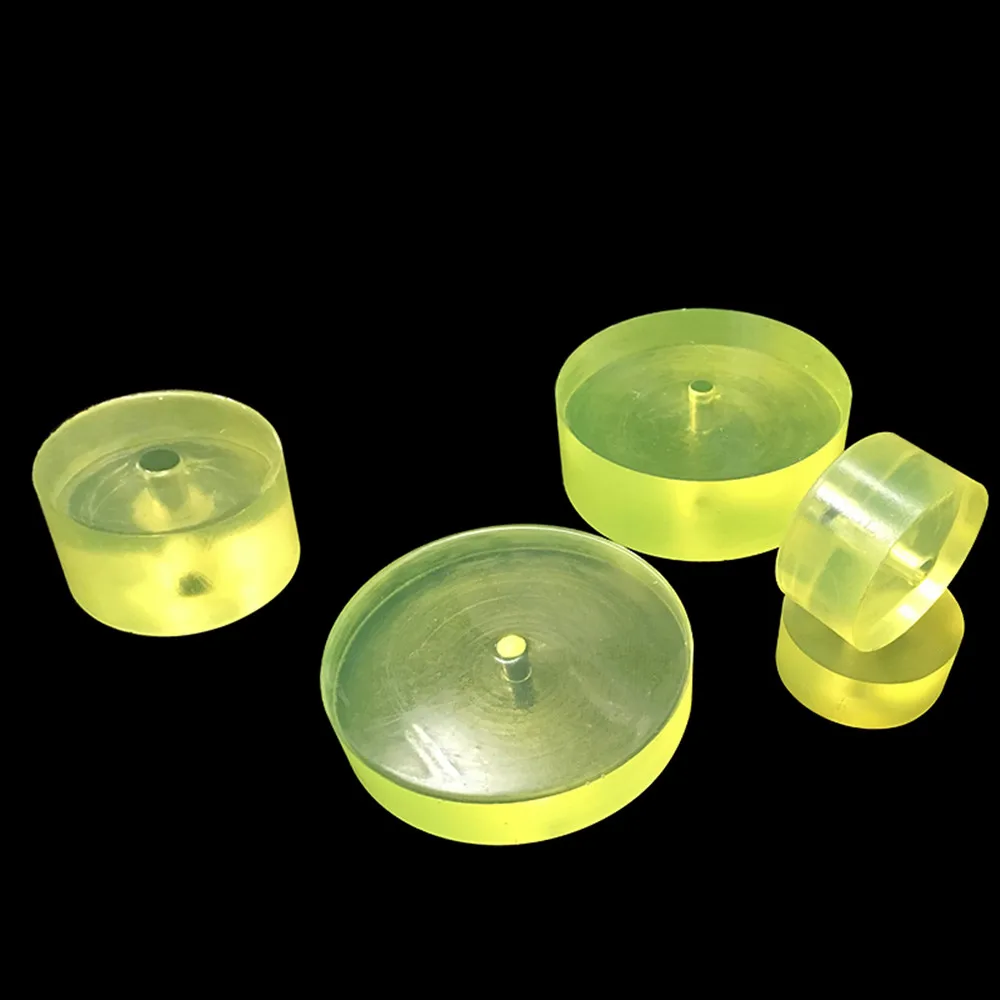 PU Polyurethane Pad Elastic Rubber Punching Pad Punchdown Mattress Block Round Sheet Shock Absorbing Abrasion Pressure Resistant