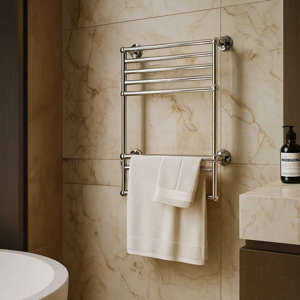 Wholesale Stainless Towel Rack Heated Towel Holder Rack Wall Mounted Towel Warmer for Bathroom