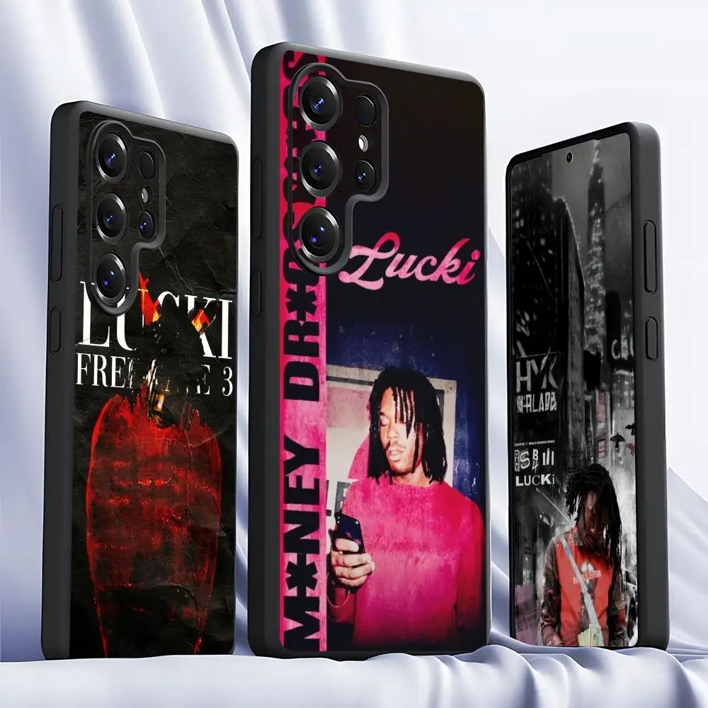

L-LUCKI Rap Trap Phone Case For Samsung S20-S25 FE Plus Ultra TPU Soft Skin Friendly