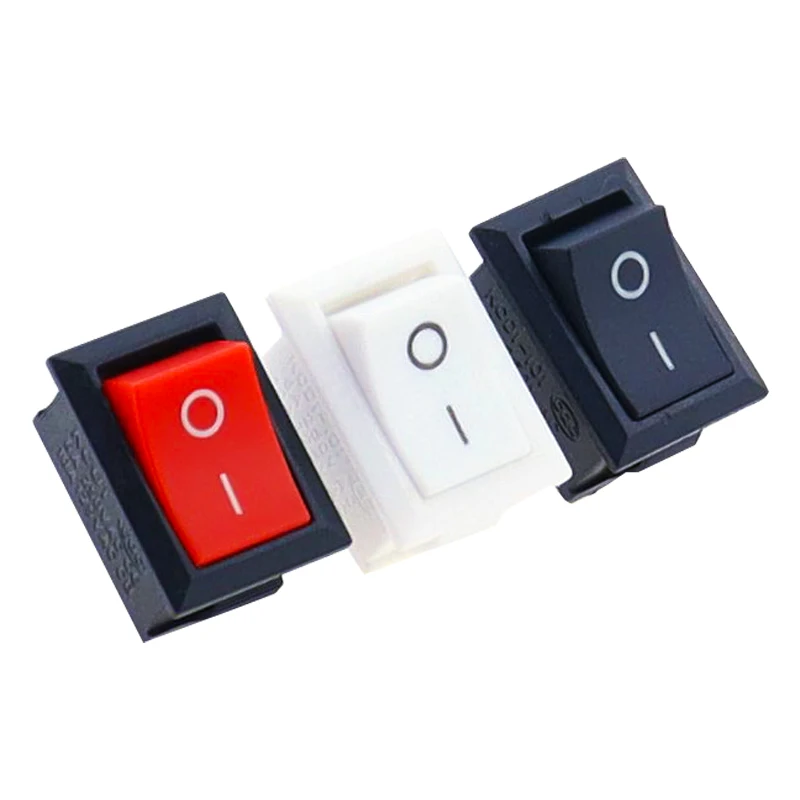 10 sztuk/partia KCD1 2 Pin 250V 3A przełącznik łodzi 21*15 zatrzaskowy SPST ON OFF przełącznik położenia kołyskowego — zdjęcie 3