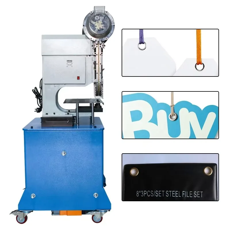 Automatic Double Eyelet Press Machine For Packaging Bags