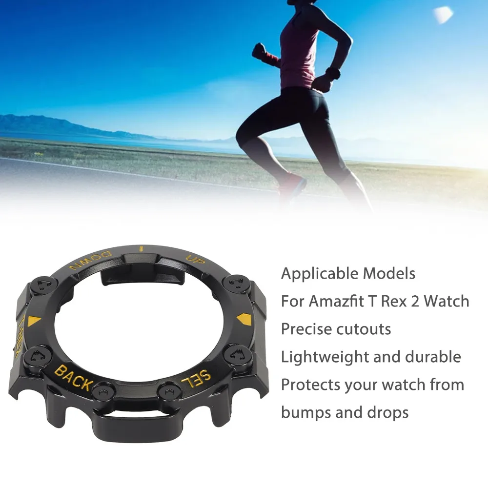 Multiple Colors Protective Bumper Cover Hard Housing Shell Full Cover Frame Shockproof Watch Case for For Amazfit T Rex 2 Watch