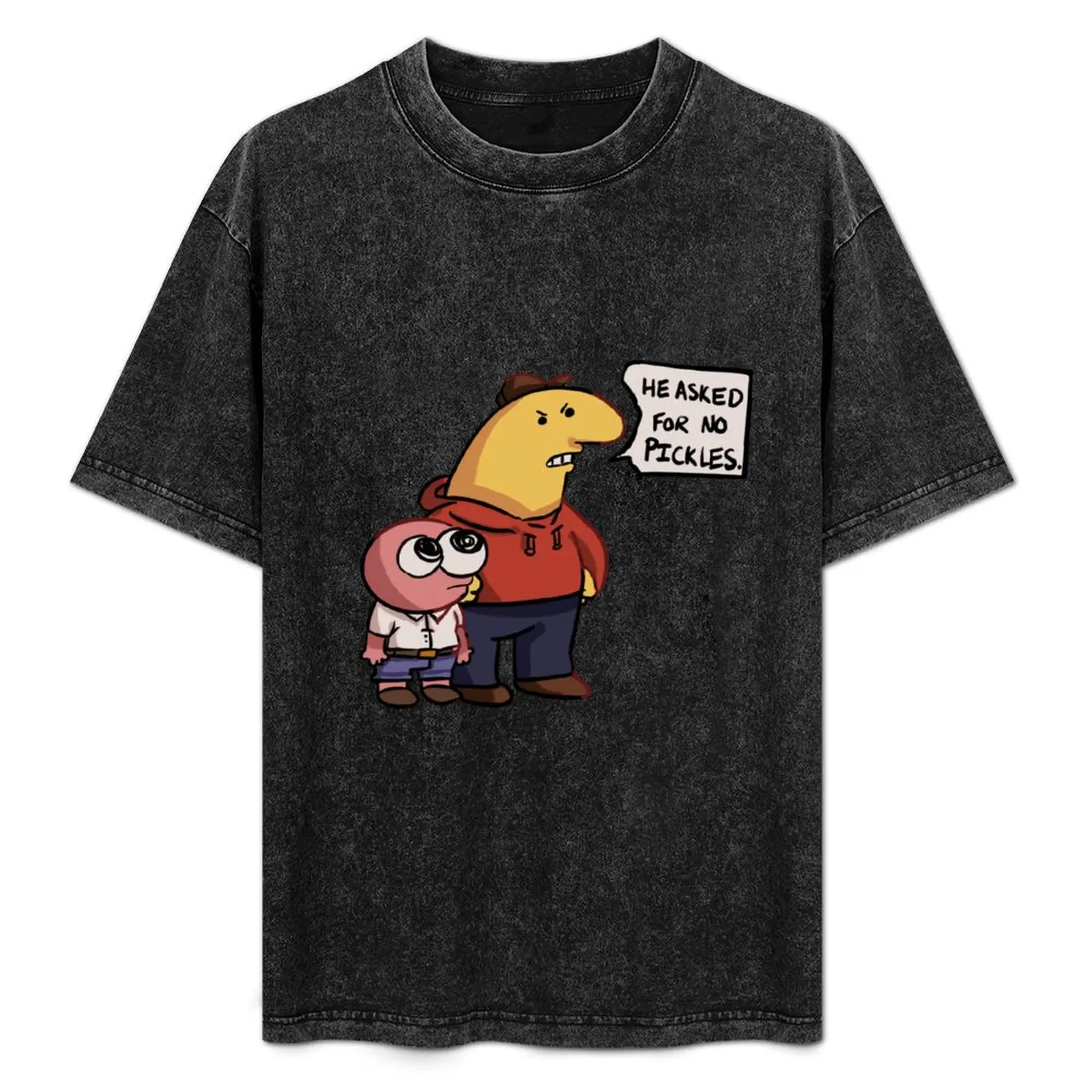

Smiling Friends Pim and Charlie T-Shirt street wear sports fans heavy weight t shirts for men