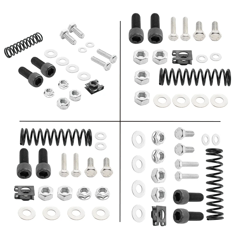 

Motorcycle Driver Backrest Mount Screw Kit Motorcycle Accessories For Harley Touring CVO Street Glide Road King Ultra Electra