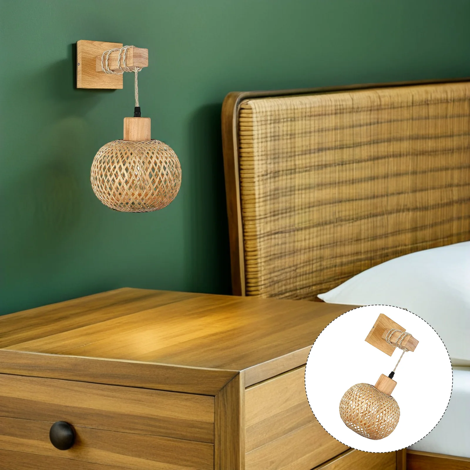 

Modern Wood Wall Sconce Light Fixture for Indoor Use Bathroom Bedroom Kitchen Hallway Ambient Lighting Decorative Wall Lamp