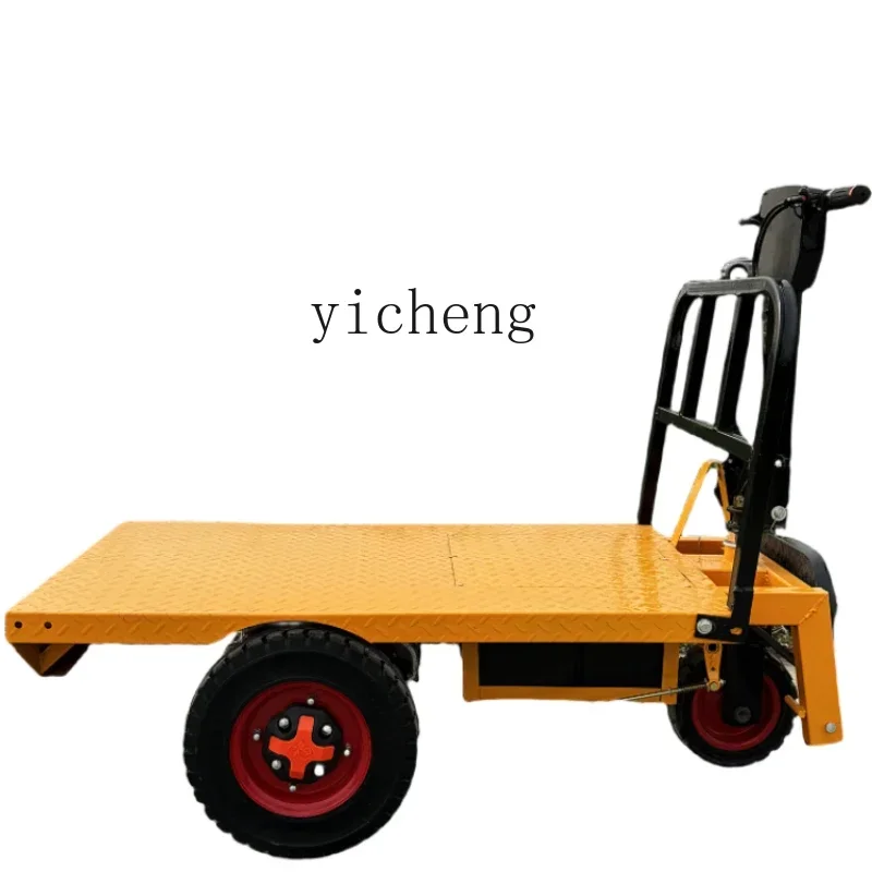 

Z electric flat truck construction site to pull bricks and cement handling warehouse to pull goods three-wheeled trolley