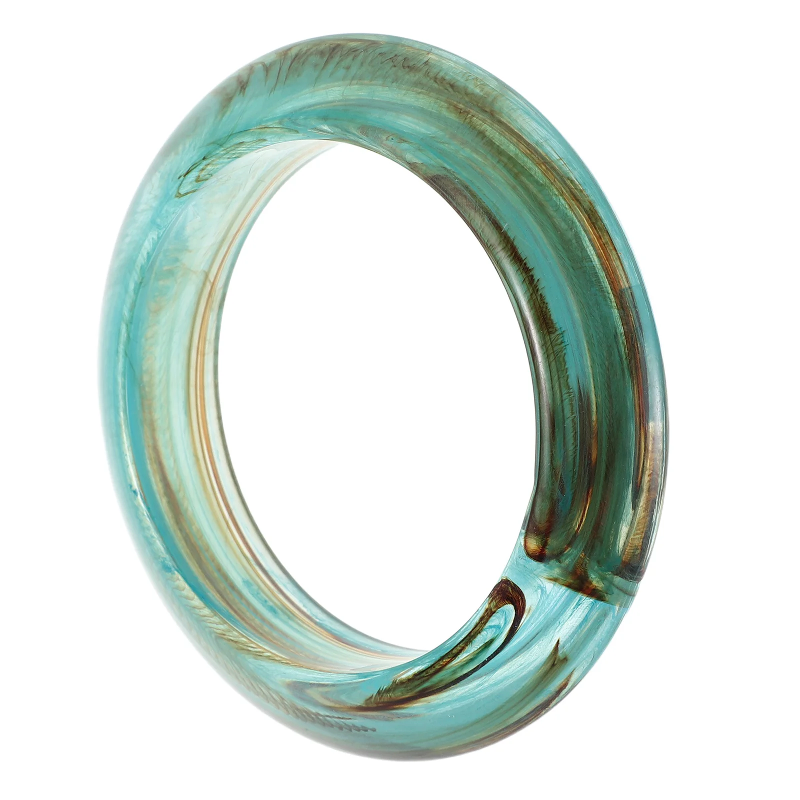 

Round Chunky Wide Bangle Bracelet Acrylic Geometric Wristband For Women Fashion Statement Cuff Jewelry Festival Party