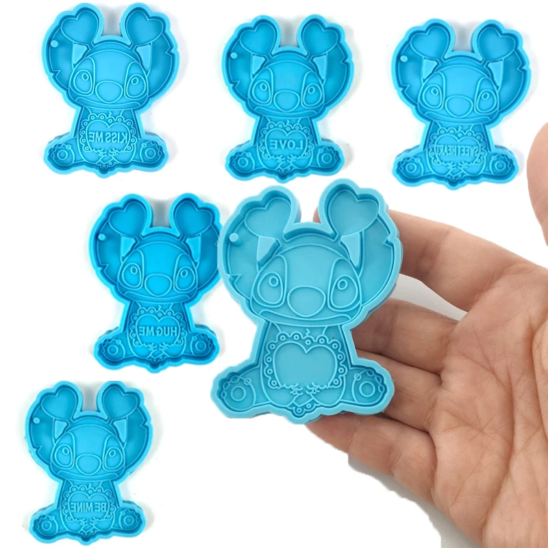 Disney Anime Stitch Cookie Form Kawaii Lilo & Stitch Form Cartoon DIY Haushalt Backen Werkzeuge Thema Party Kuchen