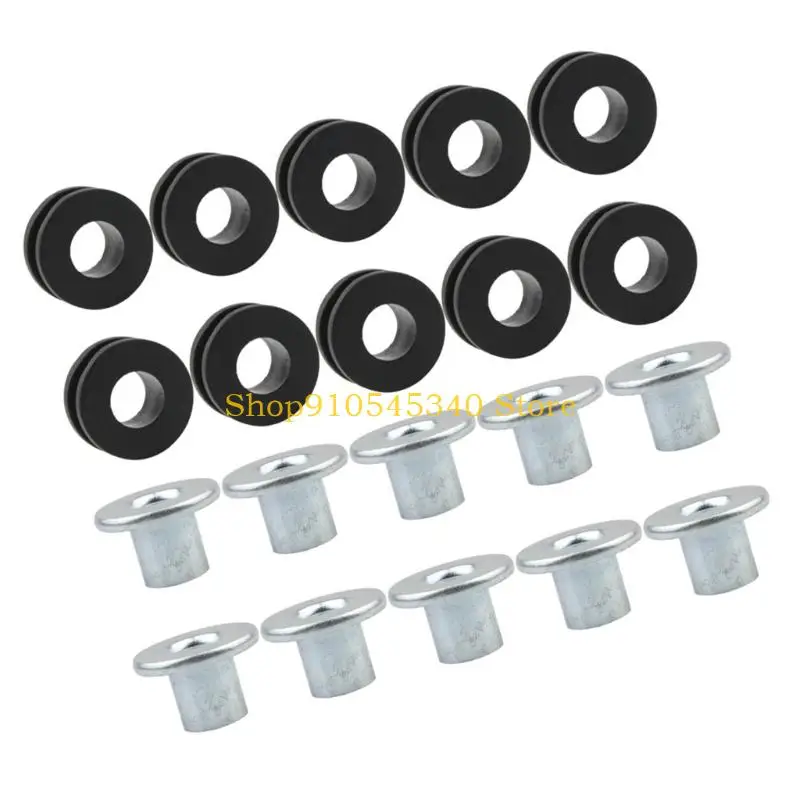 U2JA Universal 10mm Motorcycle Rear Shock Buffer Rings Grommets for Various Models Quick Installation Enhanced Comfort