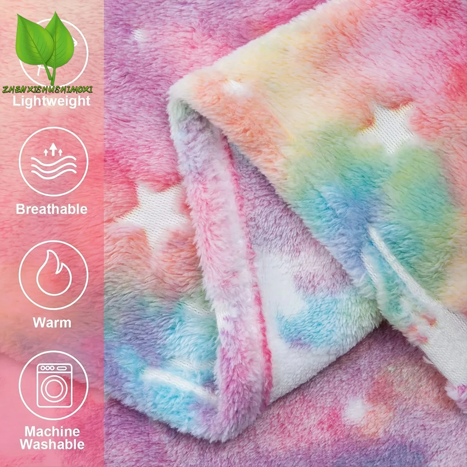 1pc Glow In The Dark Blanket, Unicorn Flannel Throw Blanket, Soft Warm Couch Blankets, Lightweight Blanket For Kids