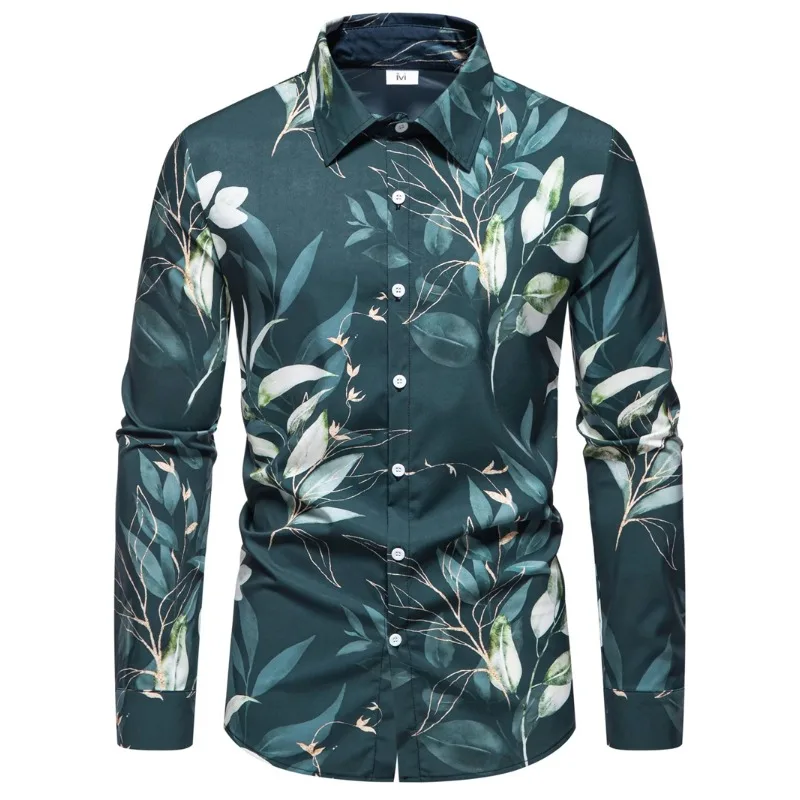 

Trendy and versatile 3D printed long-sleeve streetwear button-up shirt for men in 2025 designed by fashion designers perfect for