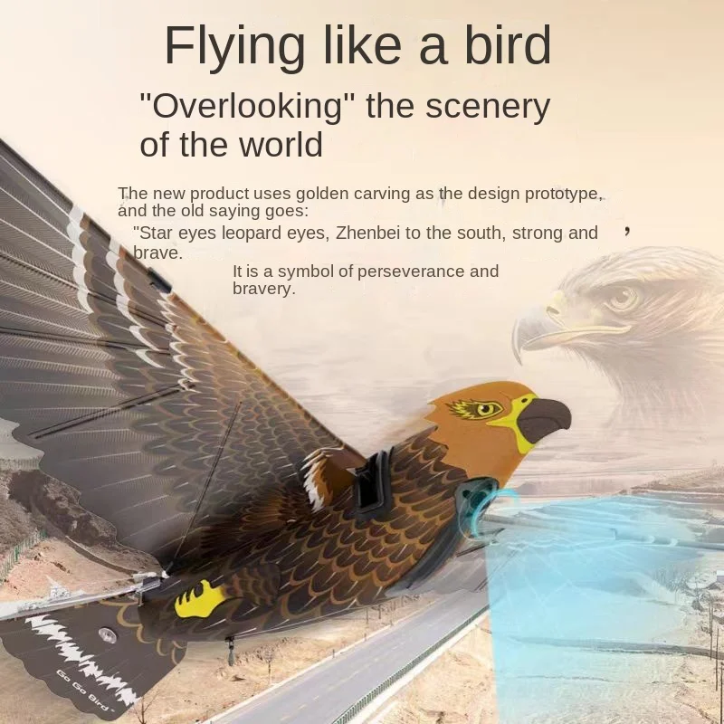 Go Go Bird Golden Eagle Biomimetic Eagle Remote Control Flight Bird HD Camera With GPS Positioning Path Planning Image Return