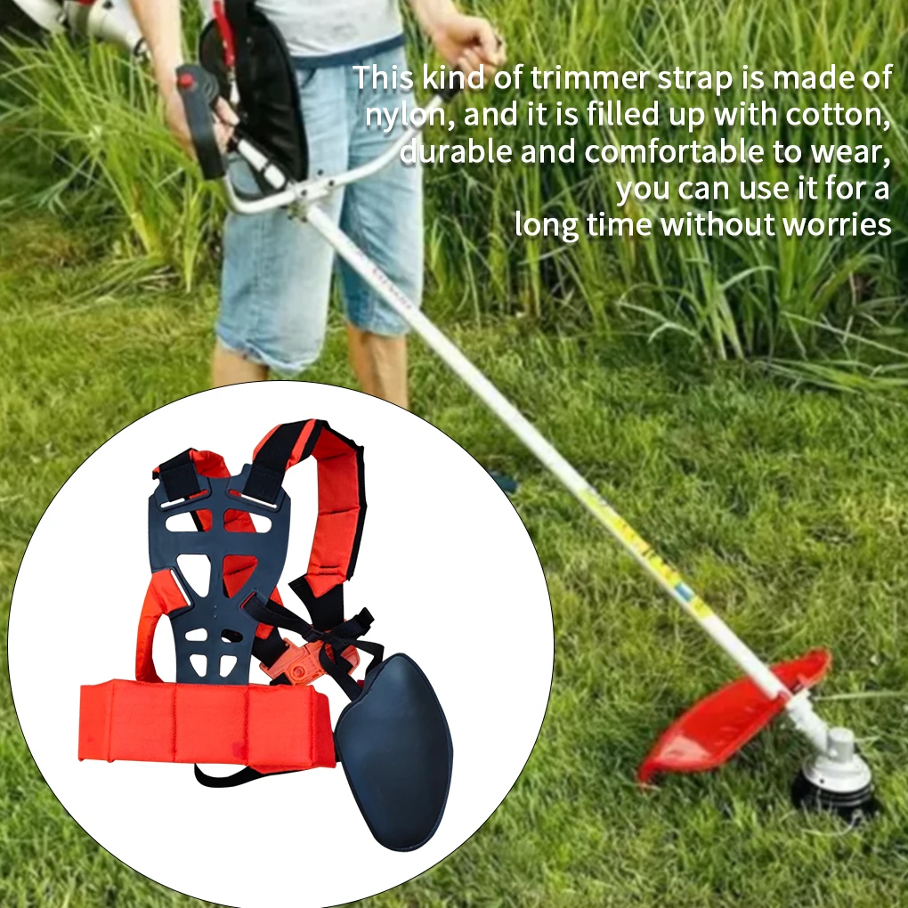 Imagem -05 - Lawn Mower Harness Strap Grass Trimmer Ombro Duplo Labor Saving Pruner Belt Novo Ajustável