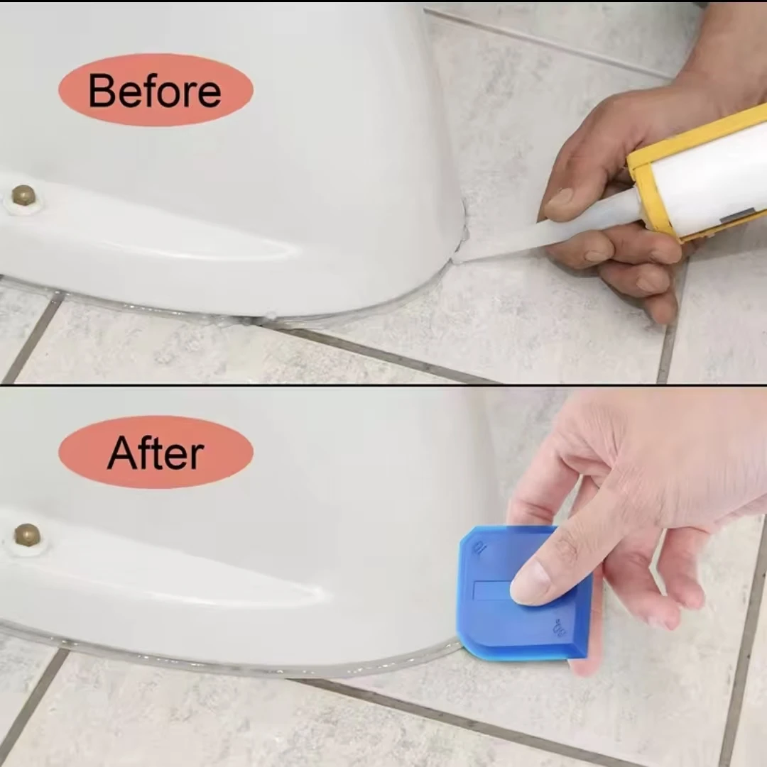 

Silicone Caulking Tool Kit Joint Sealant Spreader Spatula Scraper for Tile Window Grout Edge Removal Kitchen Construction Tools