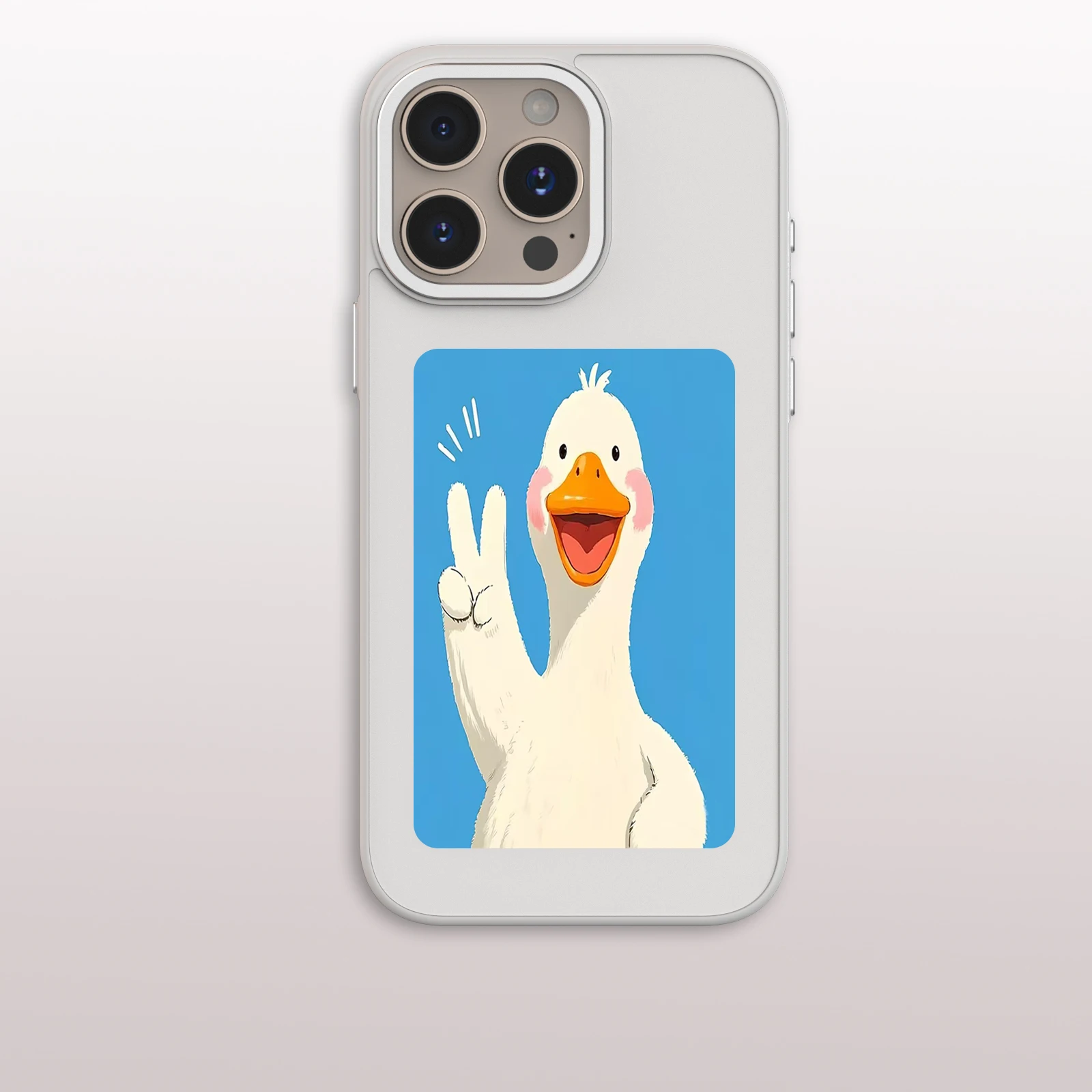 New NFC E Ink Phone Case for iPhone 16 Pro Max - Cartoon Girl DIY Design, Battery-Free Smart Cover