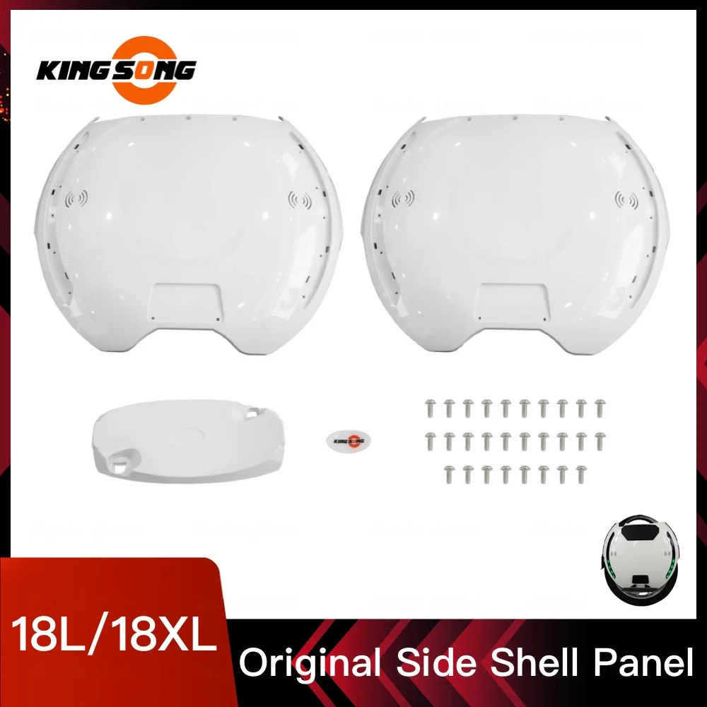 Original White Cover Kit For Kingsong 18L/18XL Unicycle Side Shell Panels