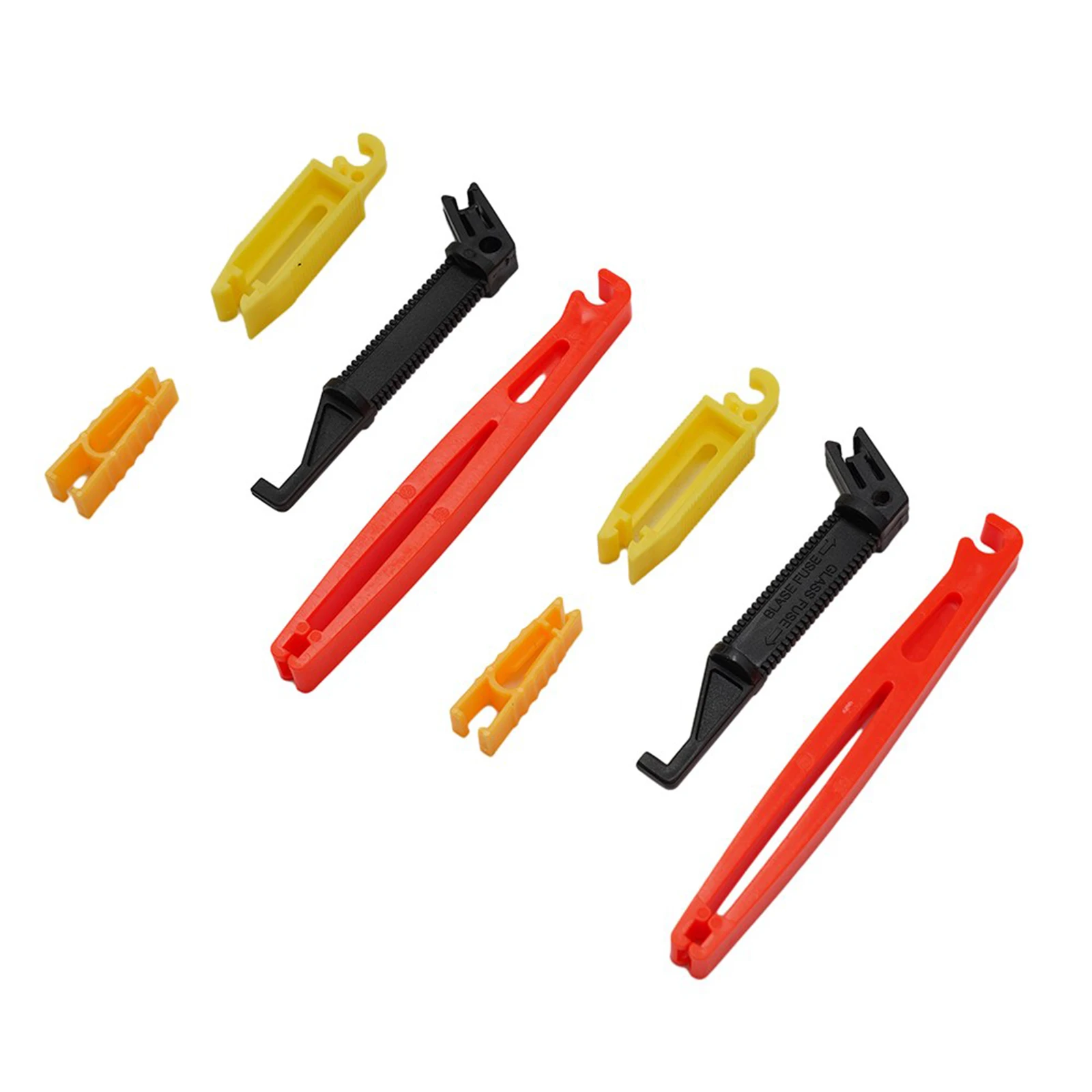 8Pcs Car Fuse Puller Fuse Clip Tool Extractor Removal Universal Mini Plastic Blade Fuse Puller For Car Fuse Holder Accessories