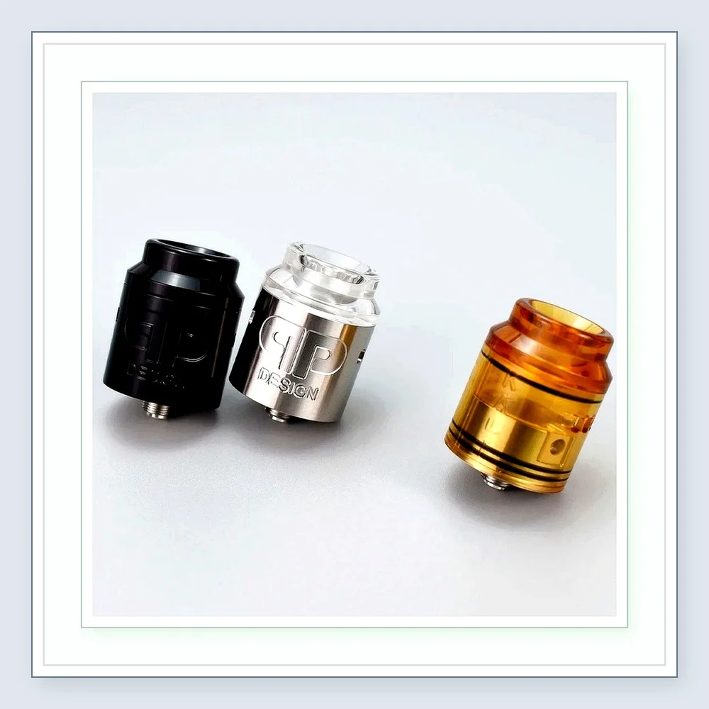 QP KALI V2 RDA 25mm Dual Coil Vape Tank with Squonk BF Pin, Durable PC & PEI Construction, 510 Connection Atomizer view 6