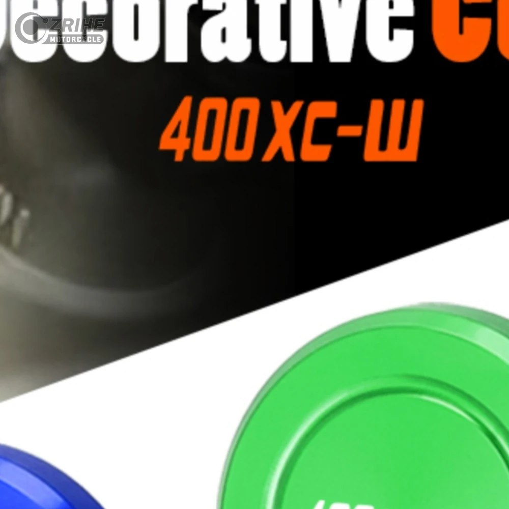 

FOR 400XCW 2005-2007 2008 2009 2010 Motocross Parts 400 XCW Handlebar Fork Stem Top Cap Decoration Cover Decorative cover