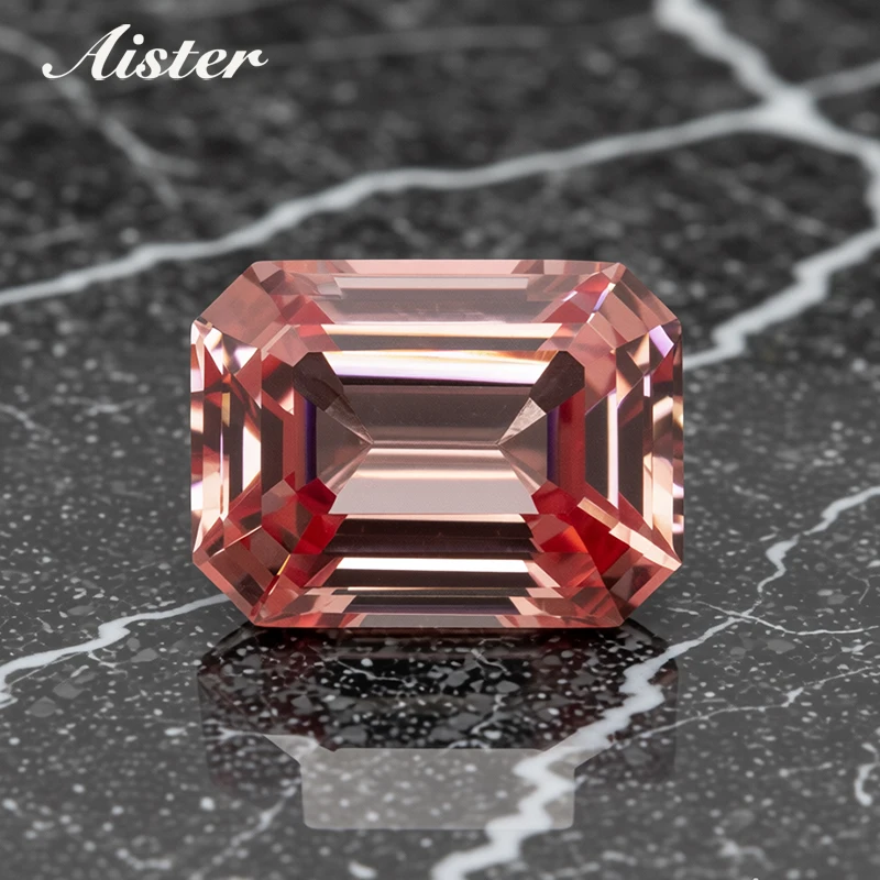 

Top Emerald Cut Lab Grown Ruby / Emerald / Sapphire / Paraiba / Padparadscha Gemstones Synthetic Emerald Sapphire Ruby With AGL