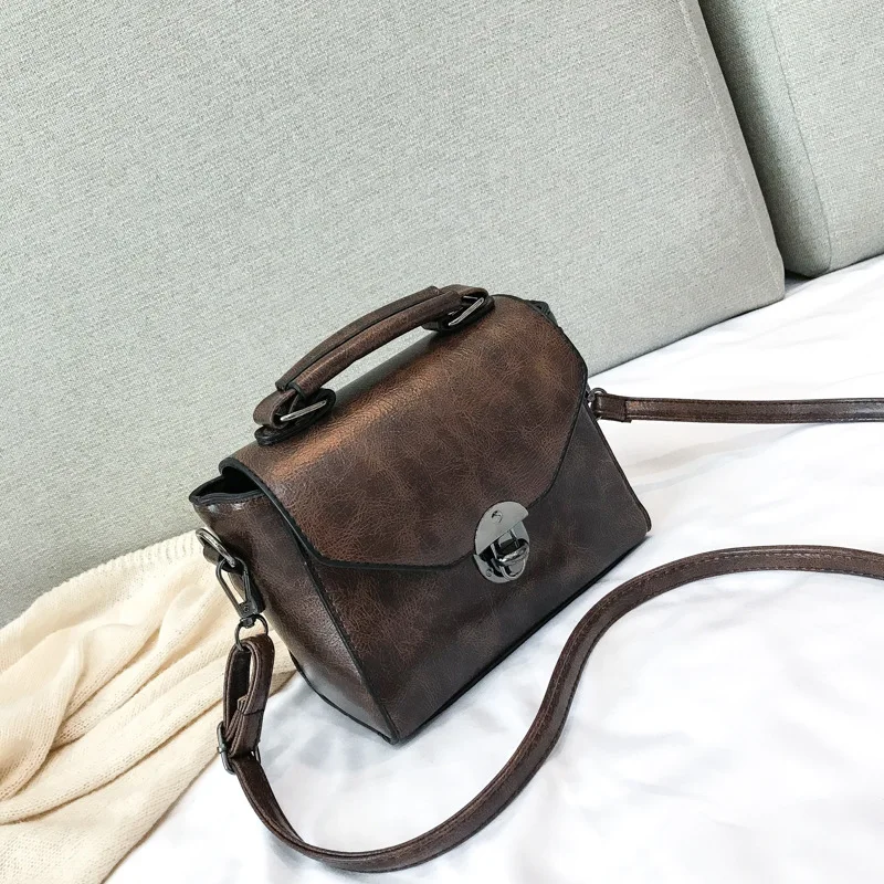 Kleine Quadratische Taschen Für Frauen Mode Einfarbig Designer Umhängetasche Umhängetasche Vintage PU Leder Handtaschen Weiblichen Beutel Bolsa – Detail 21