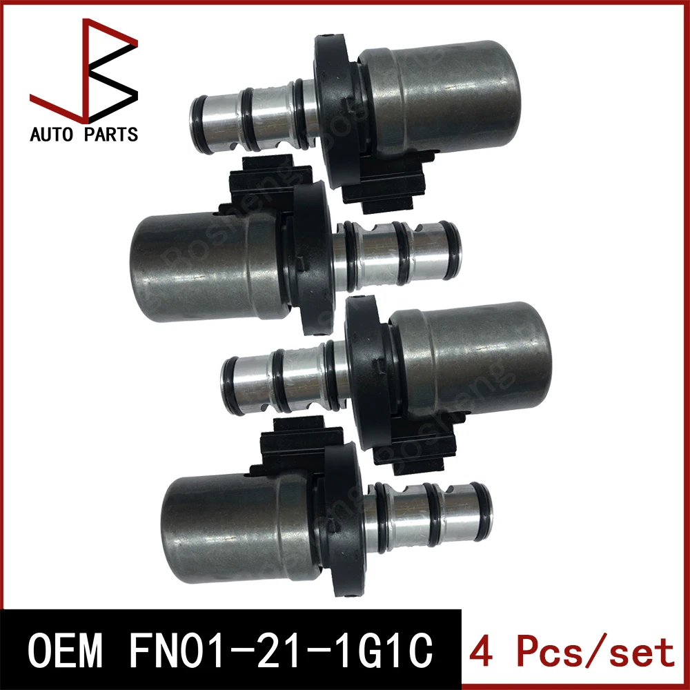 4 Pcs/set Refurbished Genuine Duty Solenoid Valve for Mazda 323 626 Atenza Axela OEM FN01-21-1G1C FN01211G1C FN01 21 1G1C