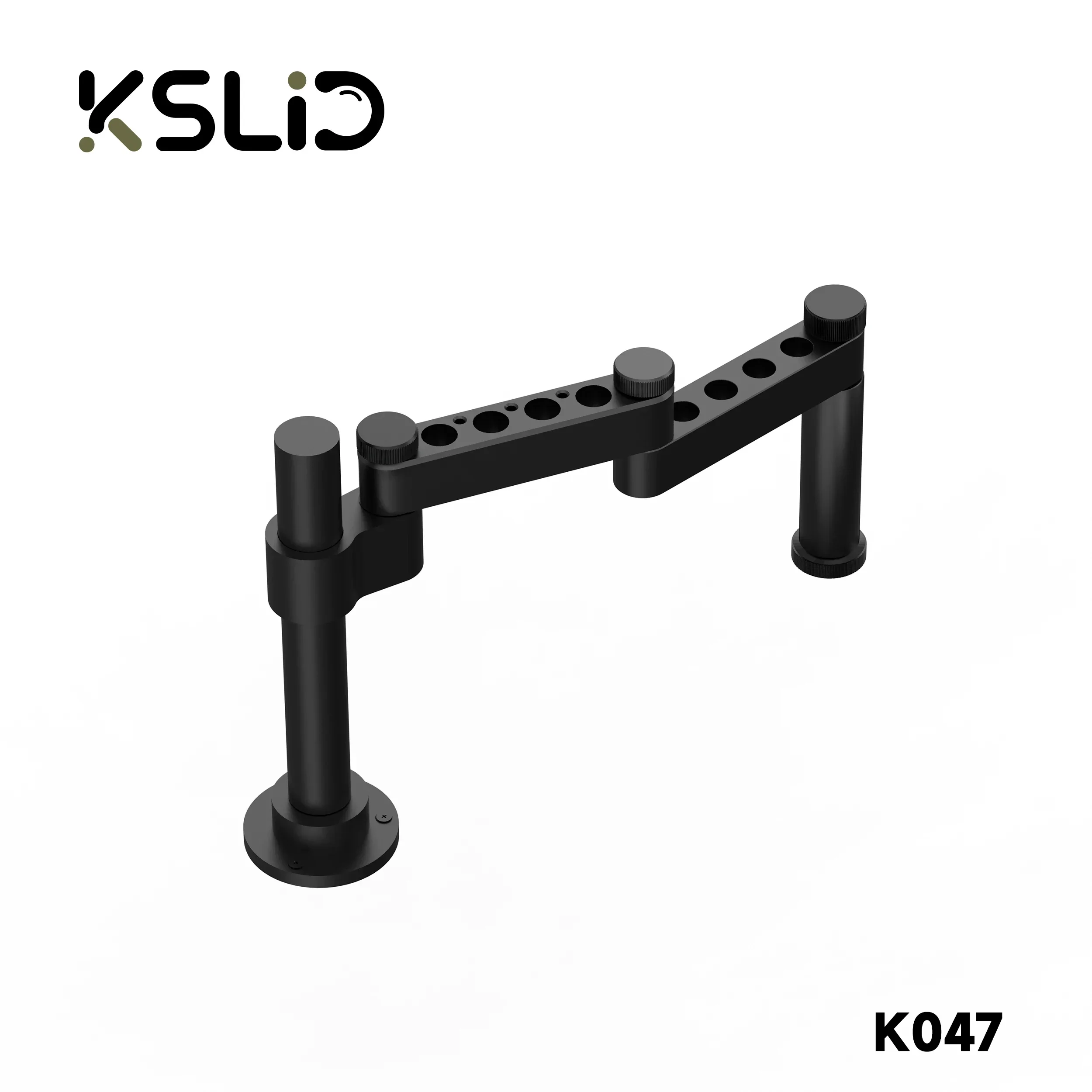 KSLID-Bras oscillant pliable en métal pour microscopes, support universel, K047, K048, compatible avec 99%