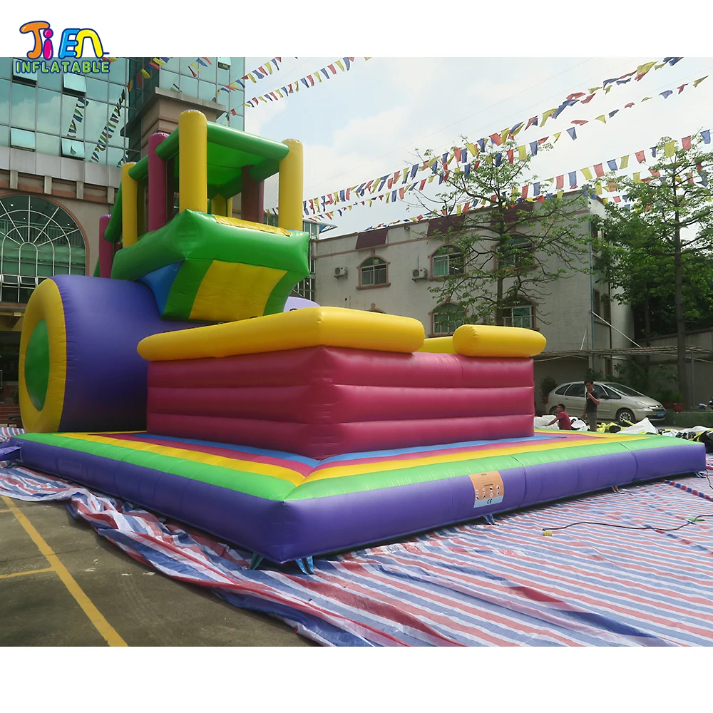 Free sea shipping inflatable stunt jump/free fall inflatable stage air bag /big air bag cliff jump/extreme sport air mattress