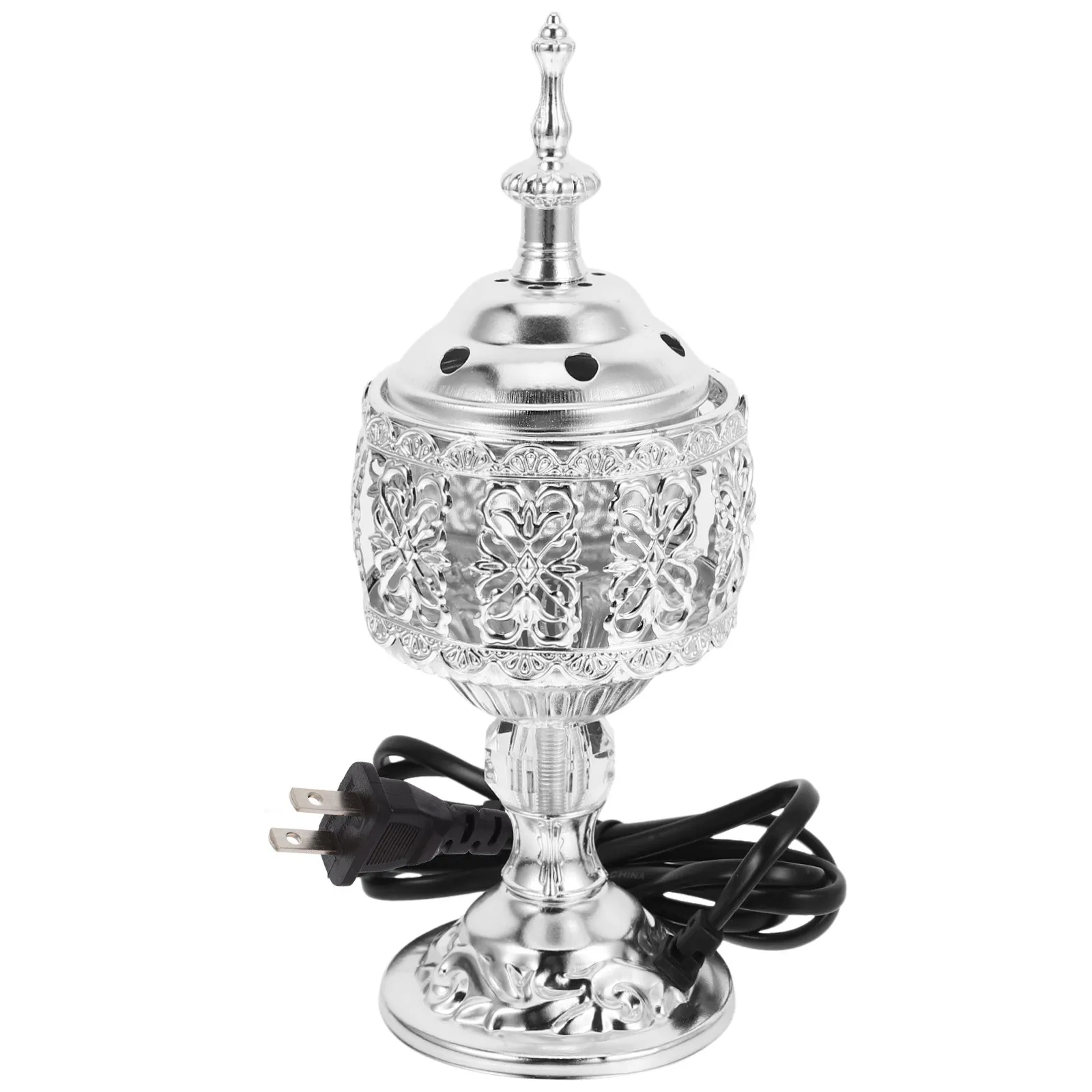 Electric Incense Burner for Bakhoor & Aroma – Ceramic Plug-in Censer for Yoga Room, Middle East Style