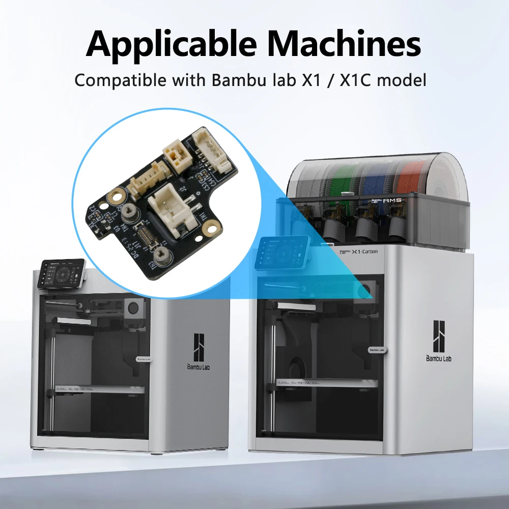 Für Bambu Lab P1P P1S X1 X1C Extruder-Schnittstellenplatine für Bambulab P1 X1 Serie Hilfs-Leiterplatte 3D-Drucker Zubehörteile – Detail 7