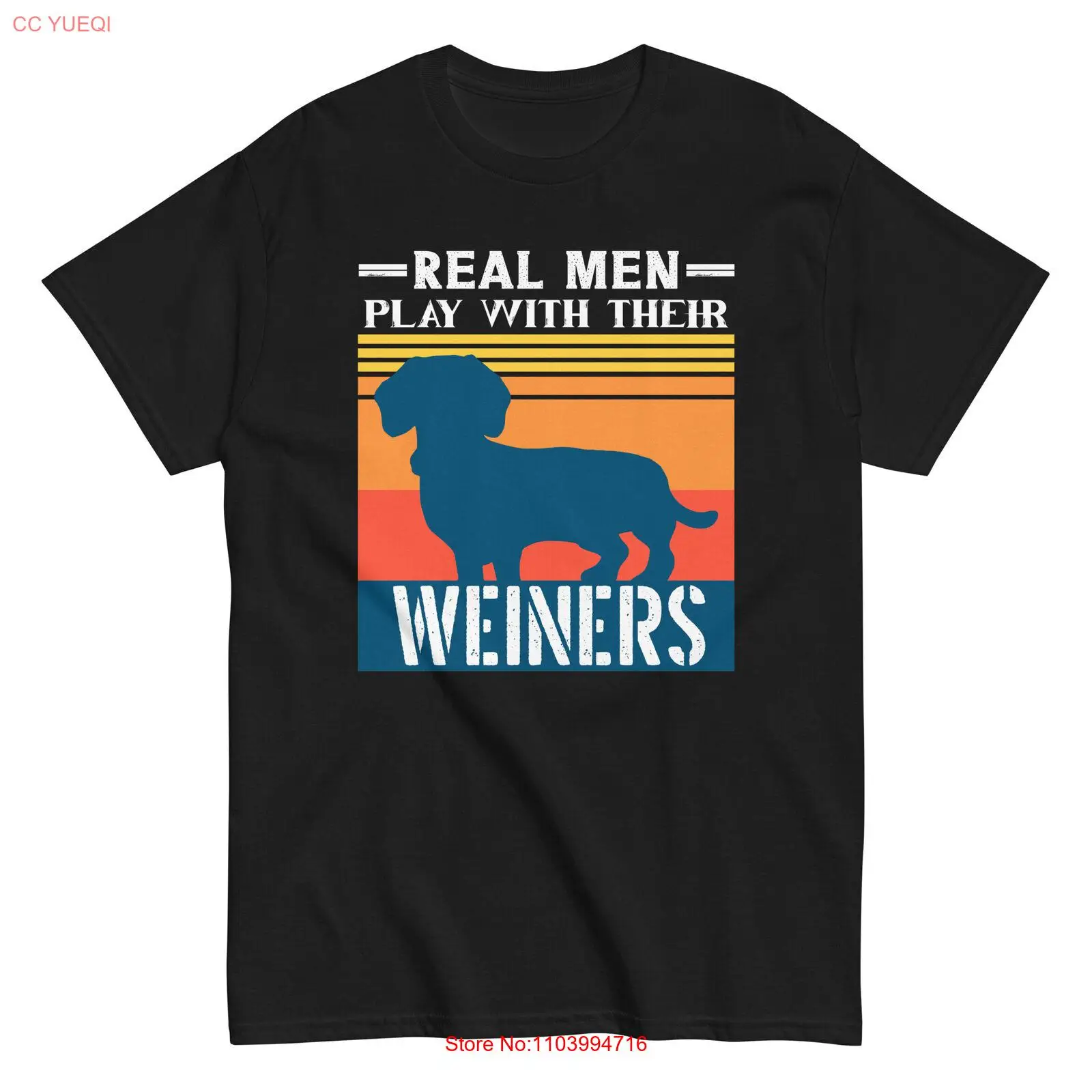 Camiseta de Dachshund para hombre Real, camisa divertida para jugar con su perro Weiner, perro Wiener, amante de los perros