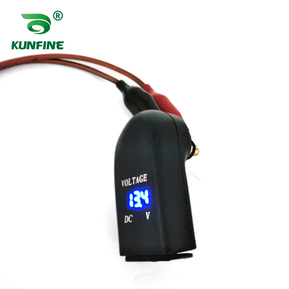 

Car Charger Dual USB 4.8A 12-24V With Voltmeter For Phone Pad Charging