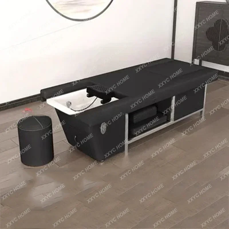 

Shower Head Spa Shampo Chair Move Sink Comfort Luxury Hair Adjust Wash Bed Foot Basin Shampouineuse Salon Equipment