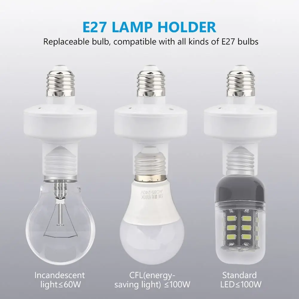 

Светодиодные фонари дальностью 20 м для спальни, гостиной, бытовая розетка для светодиодной лампы, переключатель синхронизации, держатель лампы, цоколи для ламп, умное устройство