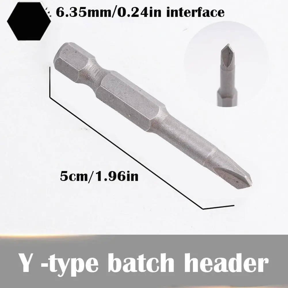 Special-shaped Screwdriver Set 50mm U-shaped Y-Type Point Cross Special Three Inner Bit Batch Set Tool Triangle Head Screwd H2K1