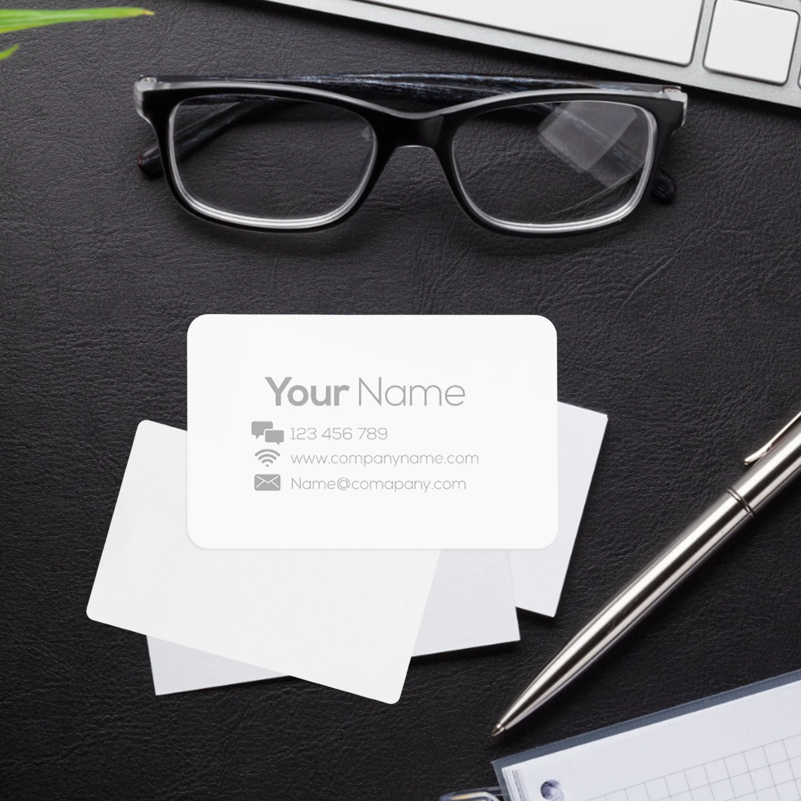 

10Pcs Double Sided Aluminum Business Card Blanks Metal Sublimation Heat Transfer Cards Blank Name Cards