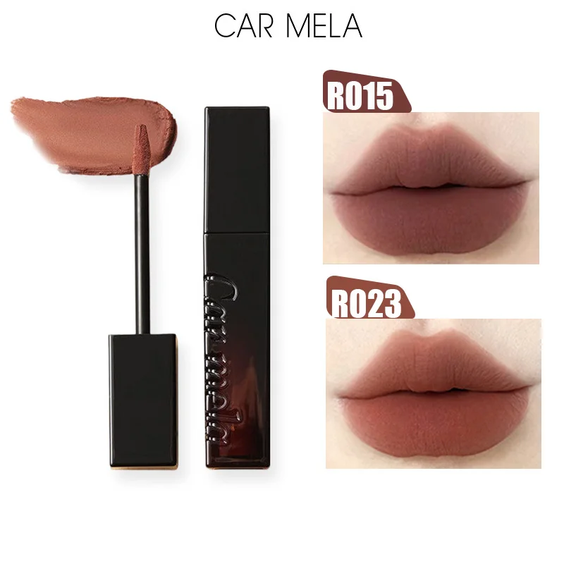 

CARMELA Lip Mud Matte Nude Soft Lipclay Mist Velvet Lipstick, нелипкая помада-мусс с эффектом бархата, 6.5г, стойкий макияж для губ