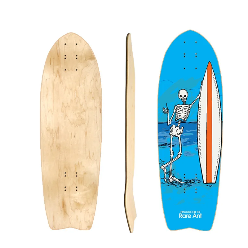 RARE ANT professional 32 inch land surfboard surface fish board surface 25 * 82cm shallow U-shaped board surface