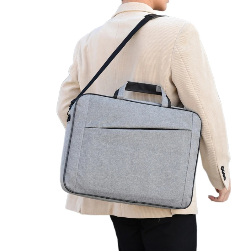 Bolso funcional y elegante para ordenador portátil, bolso hombro para negocios y viajes