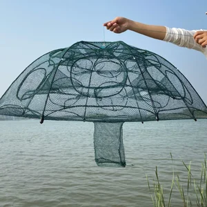 Net net nylon nước thải, lồng tôm, cá bẫy, gấp tự động, ngoài trời, 24, 20, 16, 12, 10, 8, 6, 4, 4, 6 Bán hàng chính Tarrafa Lưới 4 - 1