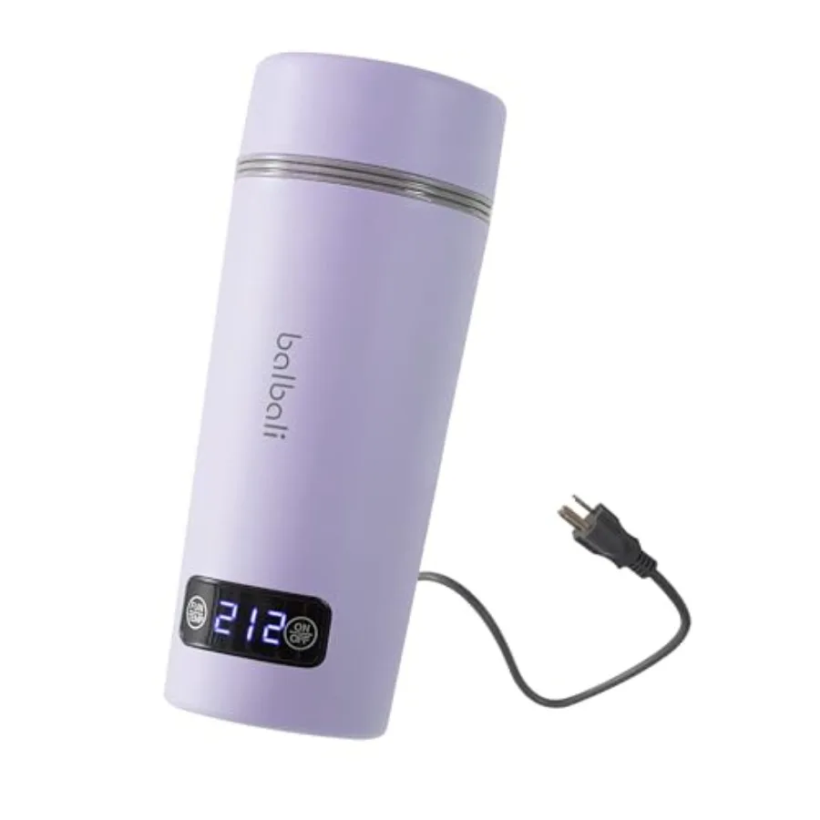 

Портативный электрический дорожный чайник 12 унций, двойное напряжение 100-250В, с 4 предустановленными температурами для кипячения воды - фиолетовый